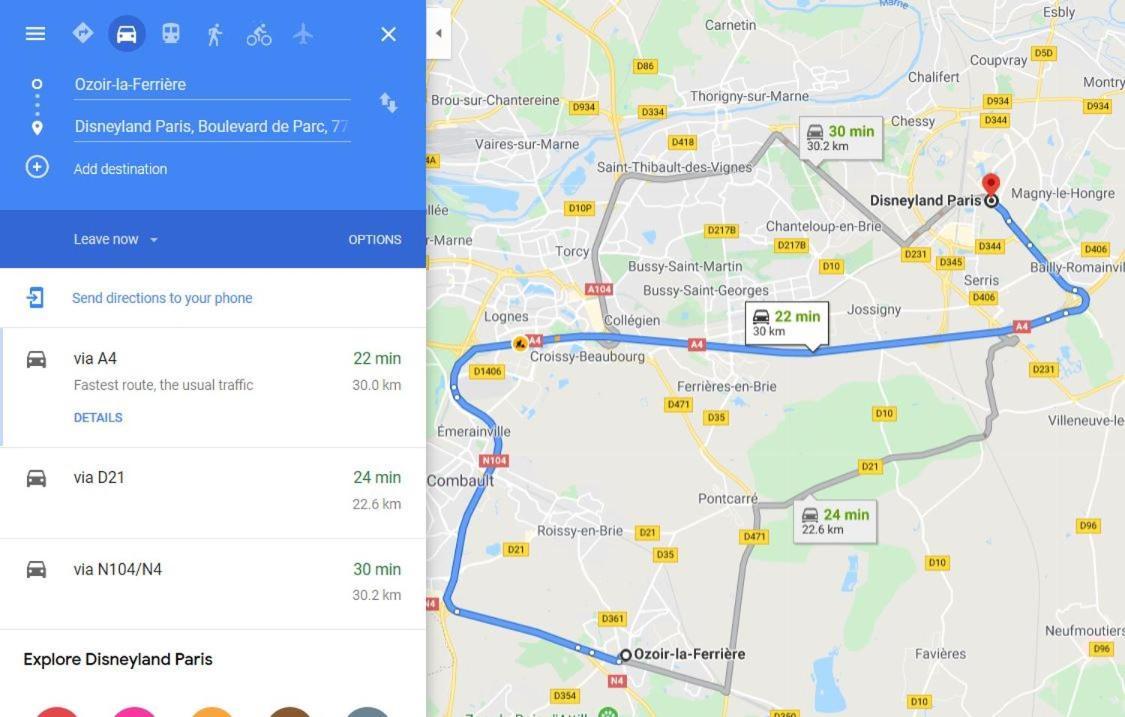 Tres Beau Studio Proche De Disneyland Et De Paris Leilighet Ozoir-la-Ferrière Eksteriør bilde